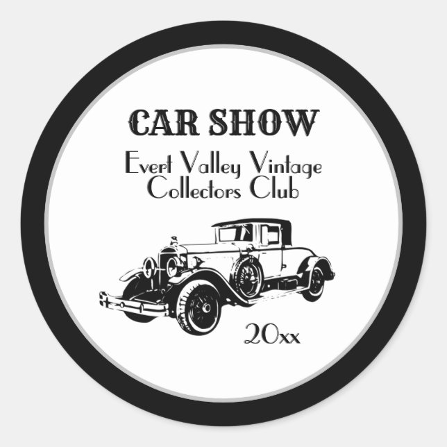 CAR SHOW - Sticker (Front)