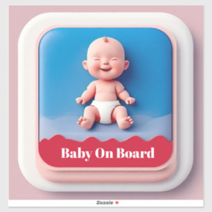 Car Sign Baby on Board Sticker
