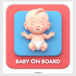 Car Sign Baby on Board Sticker