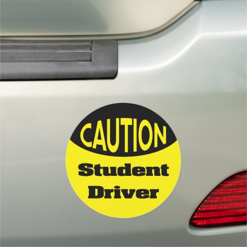 Car Sign New Driver Caution Safety Warning