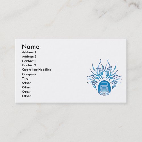 Car Skull Business Cards