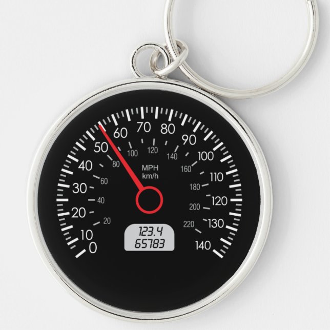 Car Speed Meter Keychain (Front)