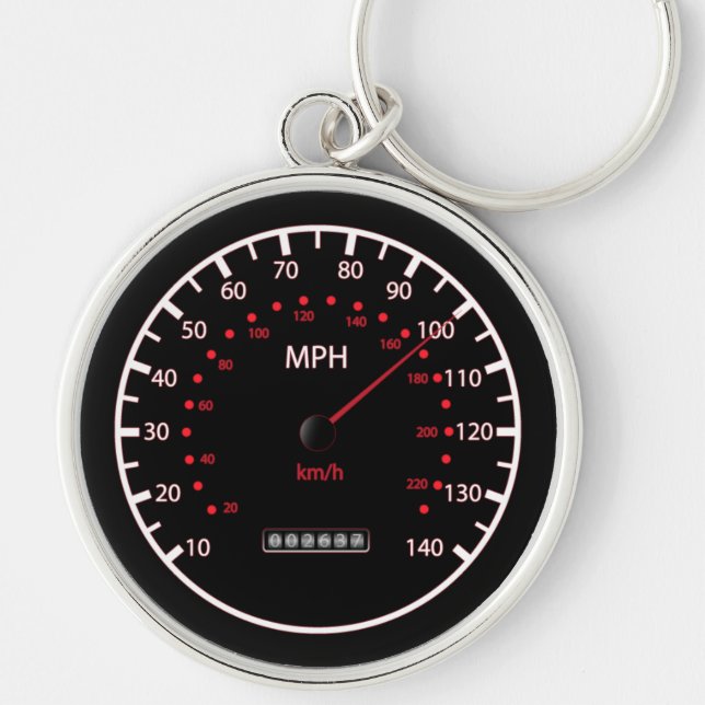 Car Speedometer Keychain (Front)