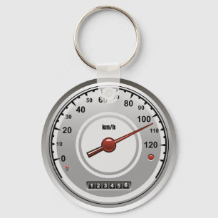 Car Speedometer Keychain
