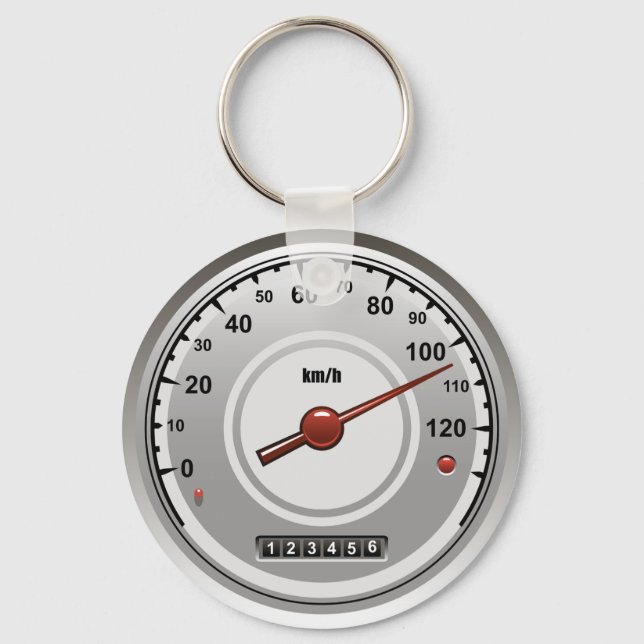 Car Speedometer Keychain (Front)