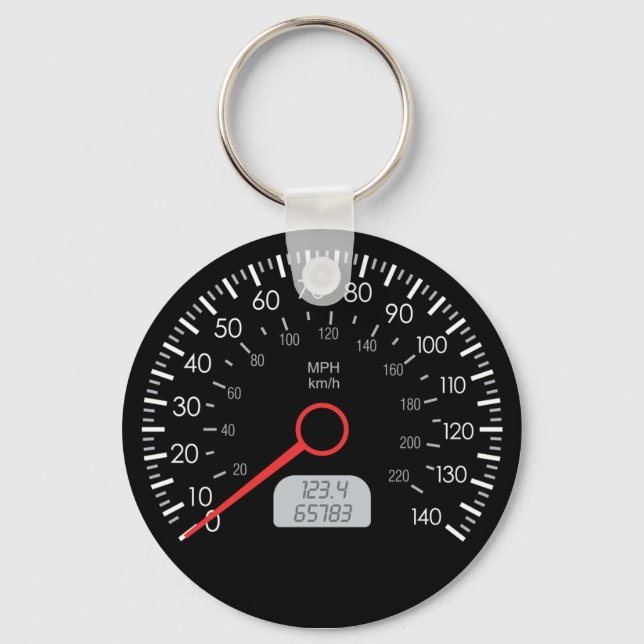 CAR SPEEDOMETER KEYCHAIN (Front)