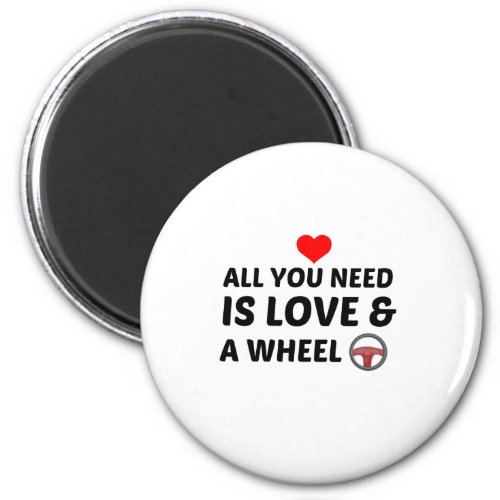 CAR STEERING AND LOVE MAGNET