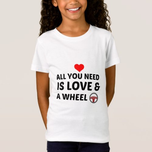 CAR STEERING AND LOVE T_Shirt