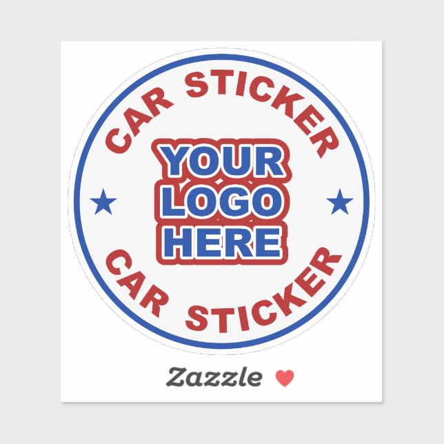 Car sticker template. Customize your sticker. (Sheet)