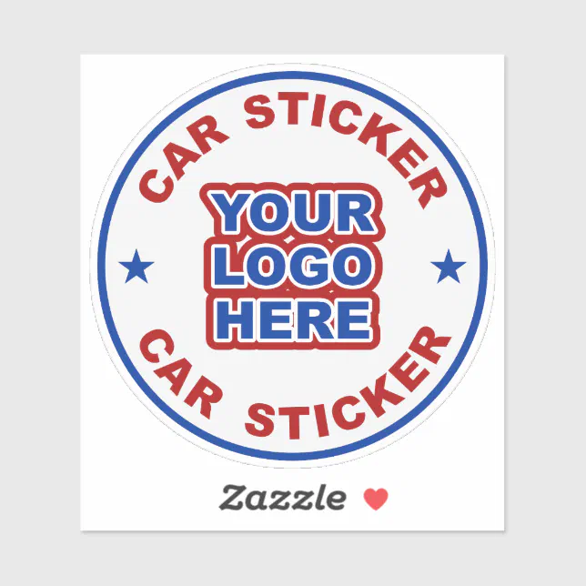 Car Website Sticker Sample Car sticker template. Customize your sticker. | Zazzle
