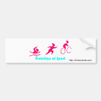 car sticker triathlon