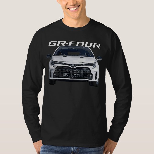 Car Street DriftING Race group 4wd turbo e210 gr T-Shirt (Front)