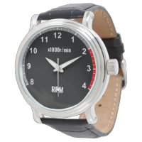 Car Tachometer Watch - Auto Mechanic Wristwatch