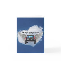 Car Theft Urban Living Sympathy Card