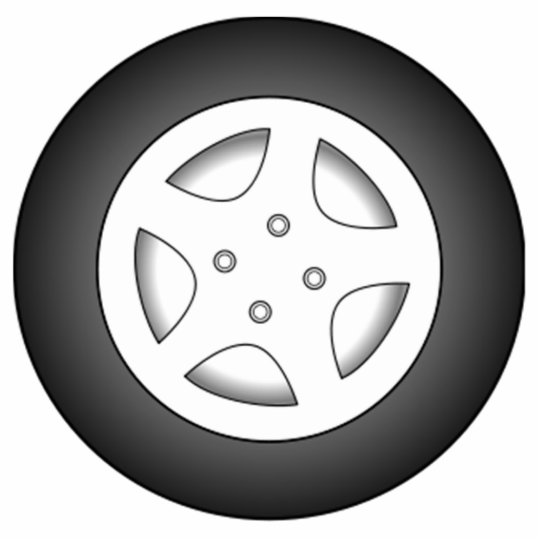 Car Tire Cutout | Zazzle.com