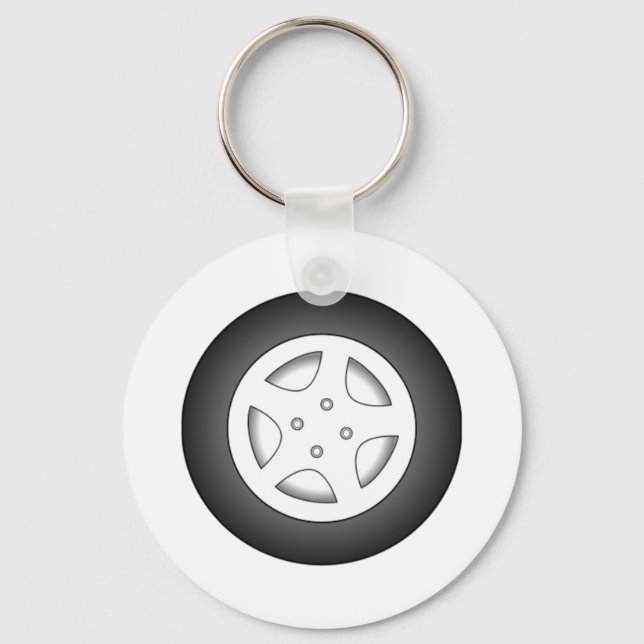Car Tire Keychain (Front)