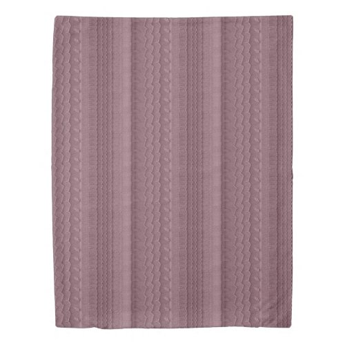 Car Tire Tracks on Beach Pink Duvet Cover