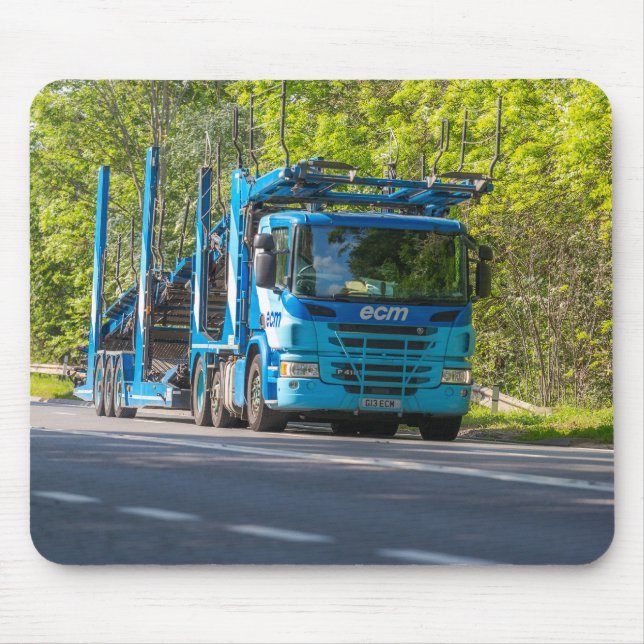 Car Transporter Mouse Mat (Front)