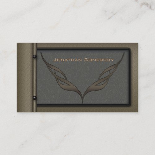 Car Trim Design Brown Business Card Template 10