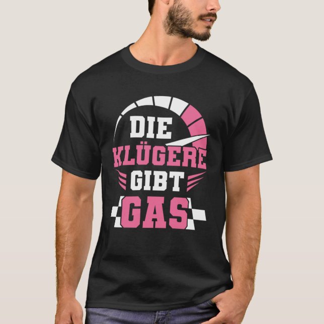 Car Tuner Girl Motor Vehicle Mechanic Racing Car W T-Shirt (Front)