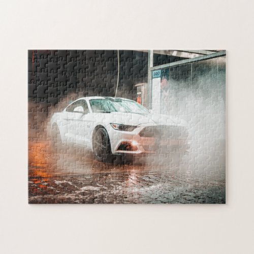 Car Vehicle Hot Rod Cool Nice Cruising Wash Jigsaw Puzzle