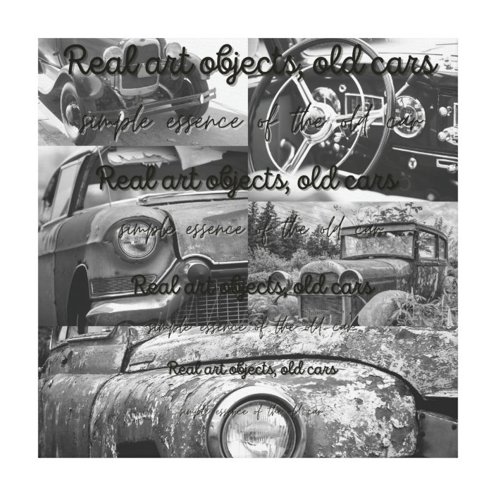 Car vintage Art Canvas Print | Zazzle.com