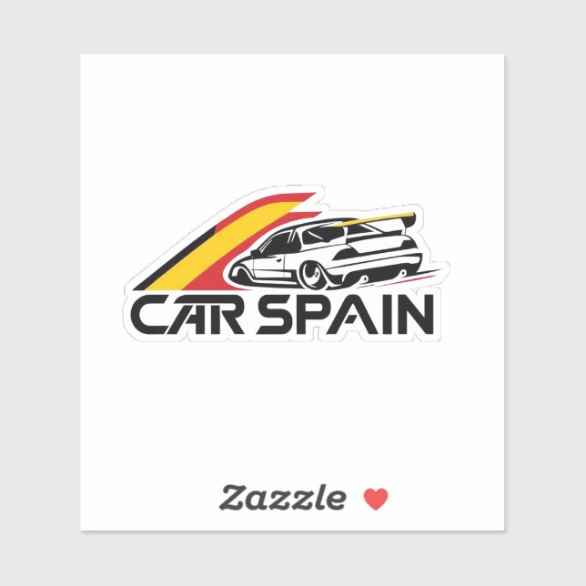 CAR VINYL SPAIN STICKER (Sheet)