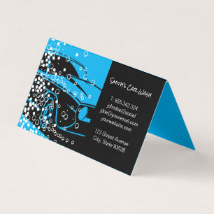 Car Wash Auto Car Detailing Cleaning Service Business Card