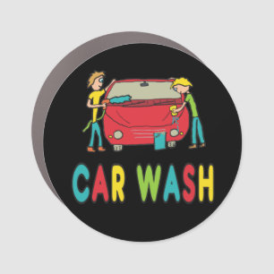 Car Wash Car Magnet