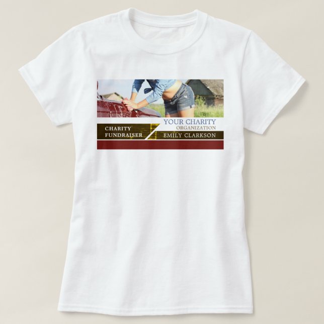 Car Wash, Charity Organization, Organizer T-Shirt (Design Front)