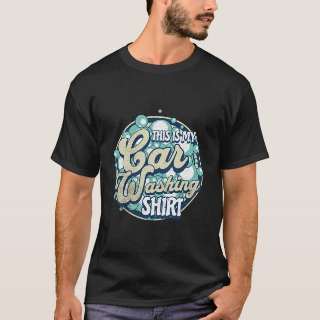 Car Wash Detailer Business Carwash Fundraiser Car  T-Shirt (Front)