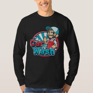 Car wash employee car wash worker designer car was T-Shirt