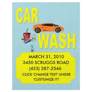 CAR WASH FLYER