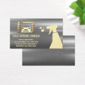 Car Wash Icon  | Gold Metallic (Desk)
