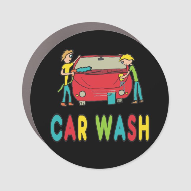 Car Wash Magnet (Front)