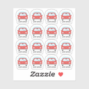 Car Wash Maintenance Reminder Bujo Planner Sticker