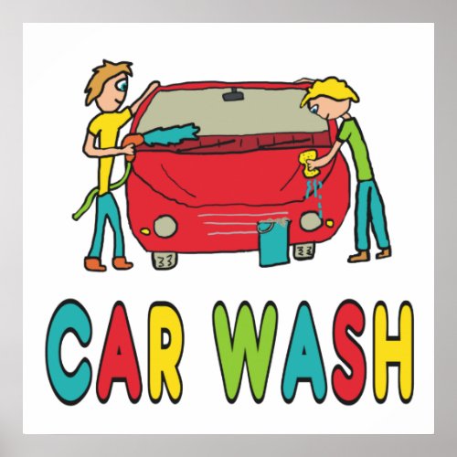 Car Wash Poster