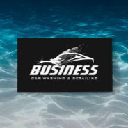 Car Wash Professional Auto Detailing Automotive Business Card at Zazzle