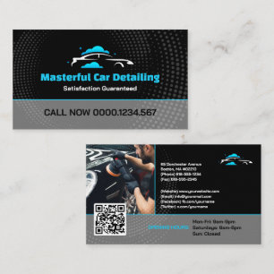 Car Wash Services Professional Business Card