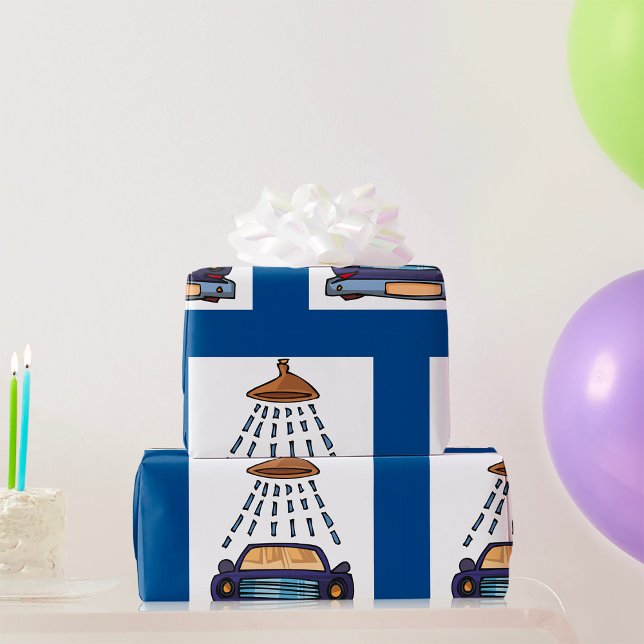 Car Wash Sign Wrapping Paper (Creator Uploaded)