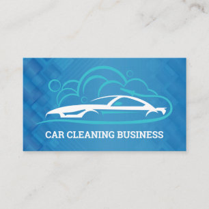 Car Wash Sports Car Logo Business Card