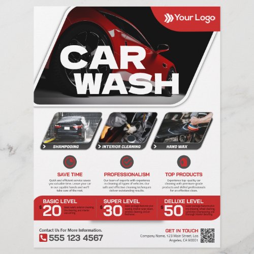 Car wash _ Template Flyer