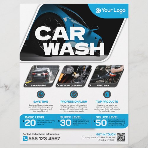 Car wash _ Template Flyer