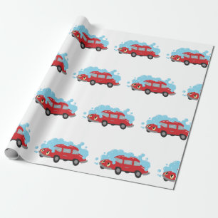 Car Wash Wrapping Paper