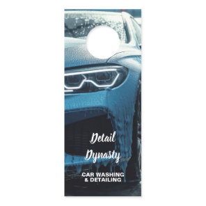 Car Washing Auto Detailing Door Hanger