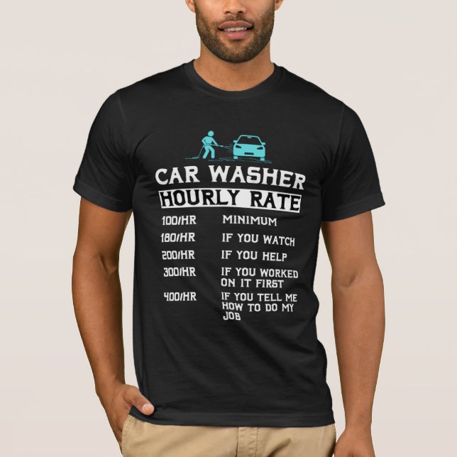 car washing automotive mechanic hand cleaner auto  T-Shirt (Front)