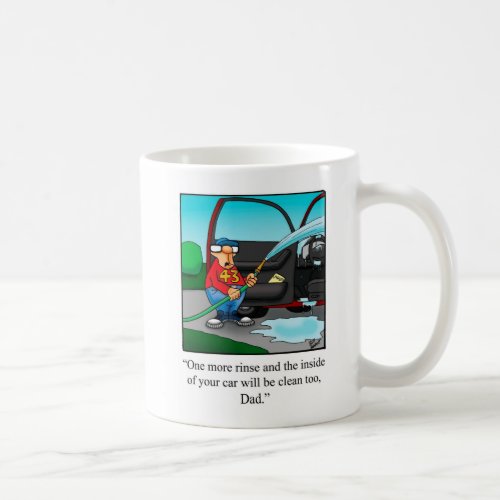 Car Washing Fathers Day Humor Mug Spectickles