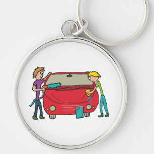 Car Washing Keychain