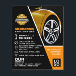 Car Wheel, Auto Mechanic & Repairs Advertising Flyer<br><div class="desc">Car Wheel,  Auto Mechanic & Repairs Advertising Flyers By The Business Card Store.</div>