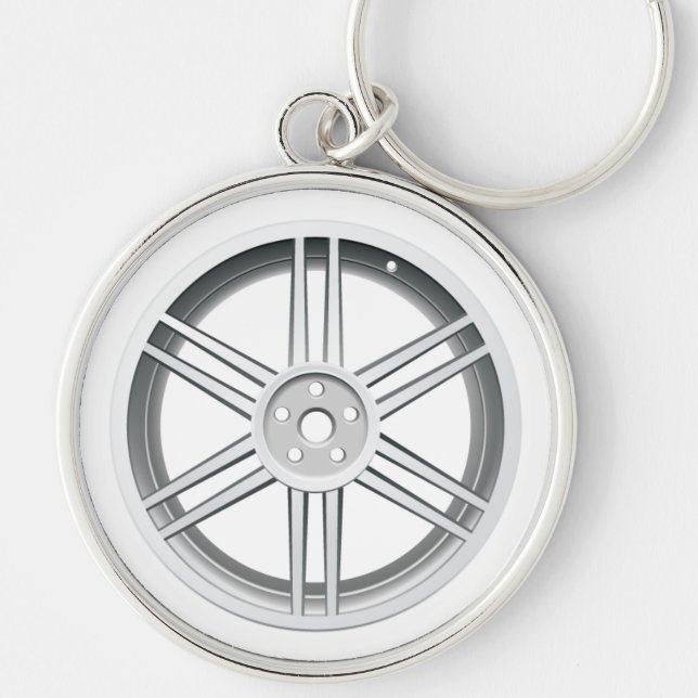 Car Wheel Keychain (Front)
